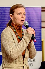 Yuliia Laputina at Kharkiv Security Forum 2019.jpg