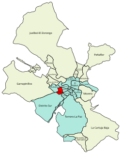 Mapa Zaragoza Junta Oliver Valdefierro.svg