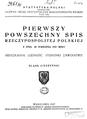 Śląsk Cieszyński (część województwa śląskiego objęta spisem 1921) – oficjalne dane GUS spisu powszechnego 1921