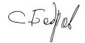 signature de Sergueï Bodrov (acteur)