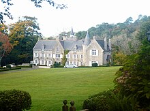 Le manoir de Kertalg, un château-hôtel près de Pont-Guily, vue d'ensemble