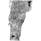 2012 United States Senate election in Vermont results map by municipality.svg