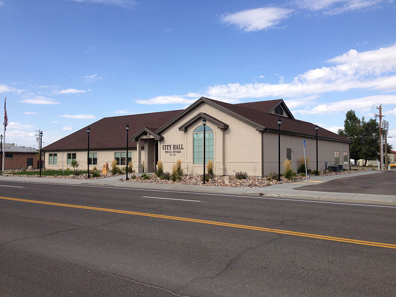 File:2014-09-14 15 42 52 Wells City Hall on 6th Street (Nevada State Route 223) in Wells, Nevada.JPG