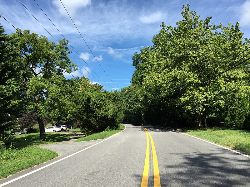 File:2016-08-17 11 08 49 View west along Maryland State Route 798 (Old Generals Highway) at Sherwood Forest Road in Crownsville, Anne Arundel County, Maryland.jpg