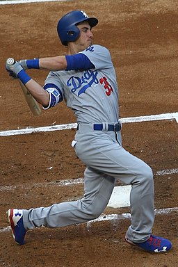 20170718 Dodgers-WhiteSox Cody Bellinger swinging