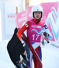 Yuki Ishikawa beim Einsitzer-Wettbewerb