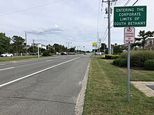 DE 1 southbound entering South Bethany 2022-07-14 17 03 35 View south along Delaware State Route 1 (Coastal Highway) between Addy Road and Evergreen Road in South Bethany, Sussex County, Delaware.jpg