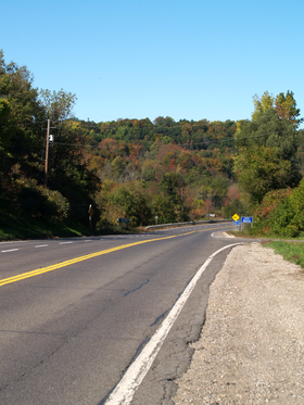 A 24. út (Ontario) szakasz szemléltető képe