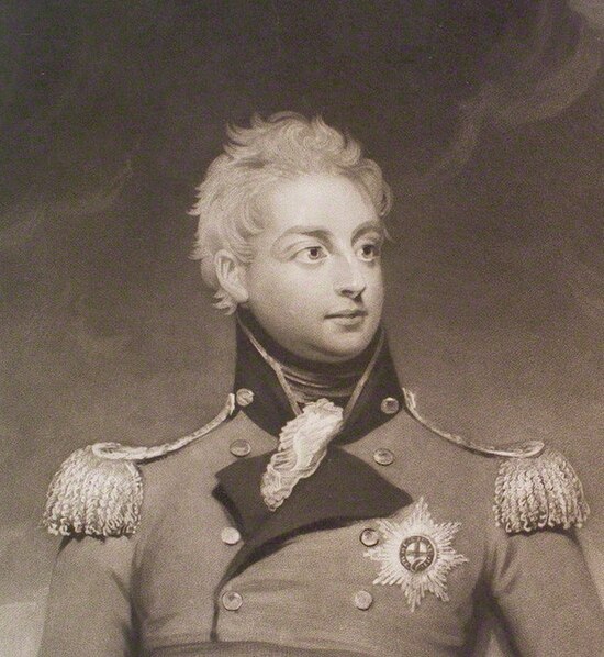The Duke of Gloucester in an engraving based on a portrait painted by Sir William Beechey, published 1826