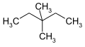 3,3-Dimethylpentan - Struktur