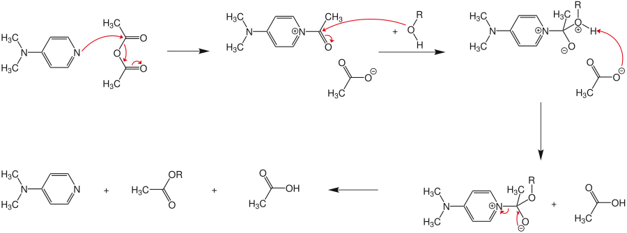 Veresterung mit 4-(Dimethylamino)pyridin