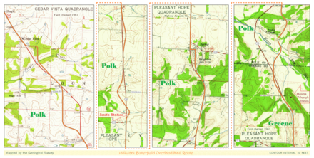 Topographic maps of the area. Brighton is in the third image. 4.Brighton Missouri.png