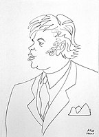 Adolf Hoffmeister, Václav Havel, 1968