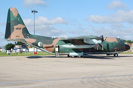 Algerian C-130H on the airport apron