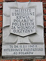 Miejsce pamięci: 11 grudnia 1943 r hitlerowcy rozstrzelali w tej okolicy 40 Polaków