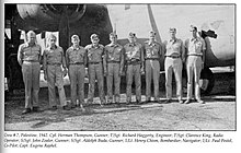 98th Bombardment Group B-24D Liberator crew at RAF Ramat David, British Palestine, 1942 98th Bombardment Group - RAF Ramat David Palestine 1942.jpg