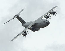 Der Airbus A400M im Flug.