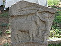 Image 9A 400 years old hero stone in Salem depicting bull-taming sport Jallikattu. (from Tamils)