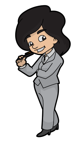 File:A Charming Cartoon Businesswoman.svg - Wikimedia Commons