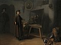 A painter in his studio, anonymous pupil of Rembrandt, c. 1630, oil on panel, 53 by 64.5 cm, The Kremer Collection.jpg