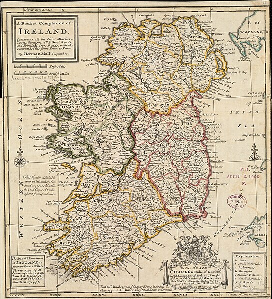 File:A pocket companion of Ireland, containing all the cities, market towns, boroughs, all ye great roads, and principal cross roads with the computed miles from town to town (5375550325).jpg