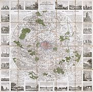 1839 (Achin, Nouvelle carte routière du voyageur aux environs de Paris)