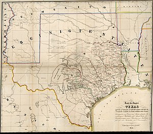 300px adelsverein karte des staates texas 1851 uta