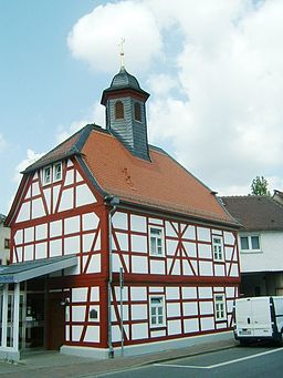 Altes Rathaus in Liederbach am Taunus, erbaut 1691