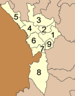 Os distritos da provincia