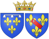 Ams de Marie de Bourbon, Duquesa de Montpensier (por seus próprios méritos) como Duquesa de Orléans.png