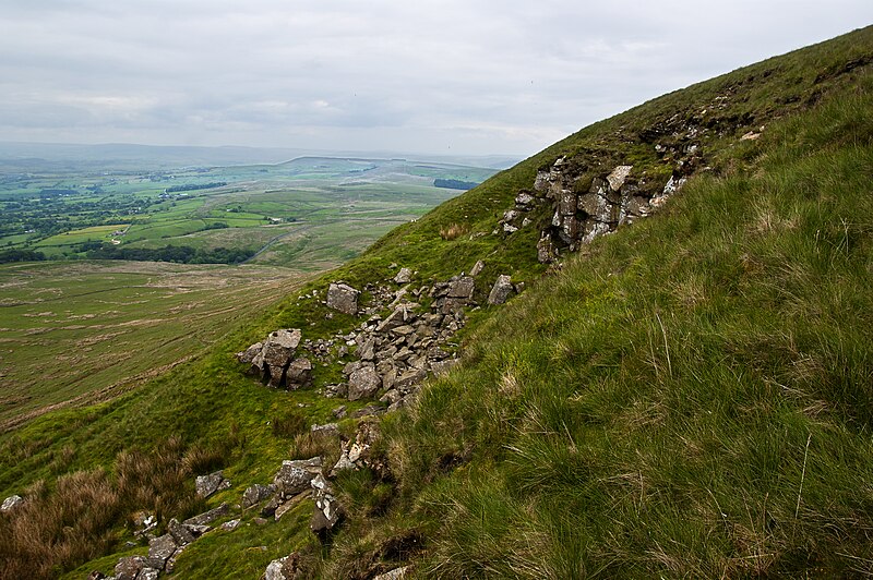 File:An old quarry - the reason for the well defined track shown on the OS - geograph.org.uk - 4026123.jpg