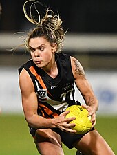 Anne Hatchard (pictured in 2019) was voted best on ground Anne Hatchard 2019.6.jpg