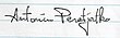 signature d'Antonin Peretjatko