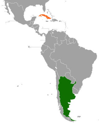 <span class="mw-page-title-main">Argentina–Cuba relations</span> Bilateral relations