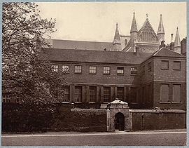 View of Ashburnham House, 1880 Ashburnham House exterior London by Henry Dixon 1880.jpg