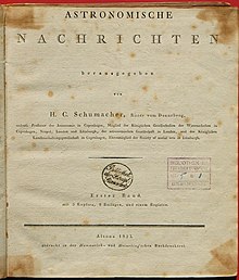 Notizie astronomiche.  Volume 1. 1823