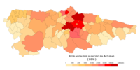 Popolazione per comune (2018)