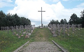 Pomnik ofiar obławy augustowskiej w Gibach