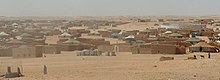 The Sahrawi refugee camp of Awserd, in Tindouf Province, Algeria Awserdcamp.jpg