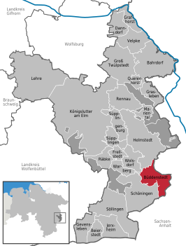 Kaart van Büddenstedt
