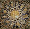 Ceiling mosaic in the Baptistry of Neon