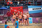 Deutsch: Beachhandball bei den Olympischen Jugendspielen 2018; Tag 5, 10. November 2018; Mädchen, Hauptrunde - Chinese Taipei (Taiwan)-Niederlande 1:2 English: Beach handball at the 2018 Summer Youth Olympics at 11 October 2018 – Girls Main Round – Chinese Taipei (Taiwan)-Netherlands 1:2