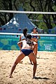 Deutsch: Beachvolleyball bei den Olympischen Jugendspielen 2018; Tag 8, 14. Oktober 2018; Mädchen, Achtelfinale – Mexiko-China 0:2 (15–21/16–21) English: Beach volleyball at the 2018 Summer Youth Olympics at 14 October 2018 – Girls Round of 16 – Mexico-China 0:2 (15–21/16–21)