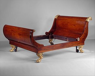 <span class="mw-page-title-main">Sleigh bed</span>