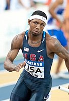 Der Weltmeister von 2005 und Olympiadritte von 2008 Bershawn Jackson musste sich hier mit Rang sechs zufriedengeben