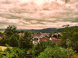 Blick auf Bierbach an der Blies