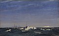 "Big_and_Little_-_'hms_Glorious'_and_an_Ml._the_island_of_Inchkeith_under_snow._Art.IWMART626.jpg" by User:Ducksoup