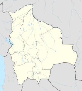 Sucre na mapi Bolivije