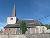 El coro y la torre de la iglesia de Saint-Jean Baptiste