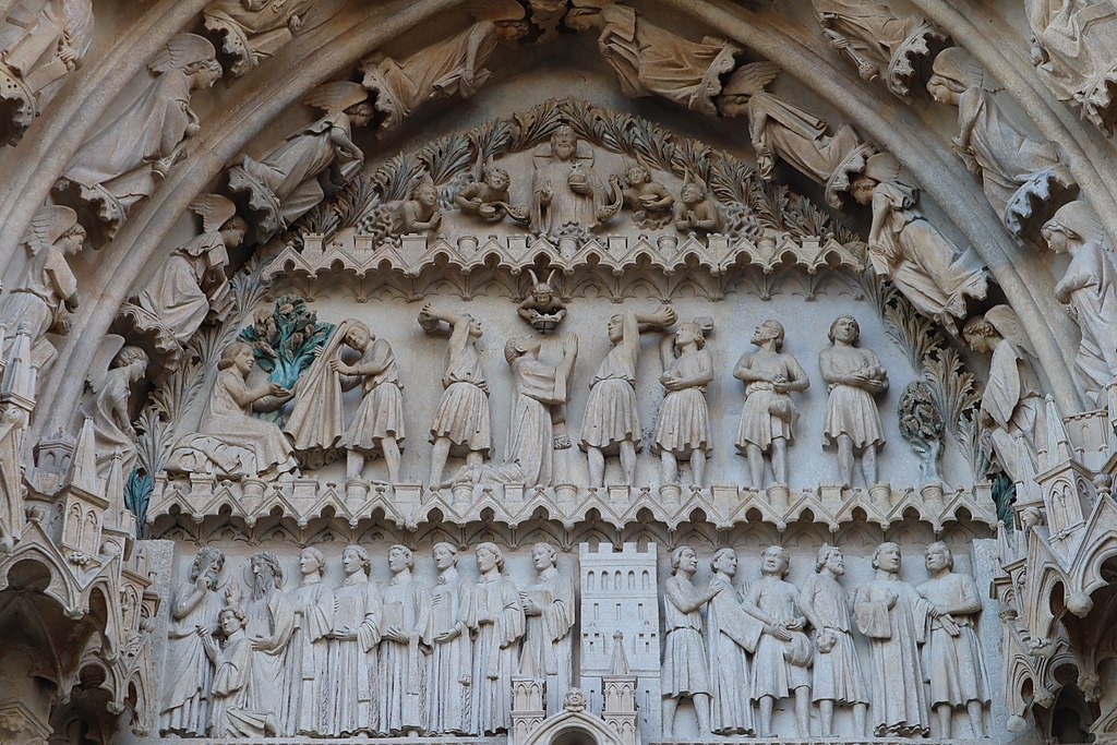 Bourges (18) Cathédrale Saint-Étienne - Extérieur - Portail Saint-Étienne - 03